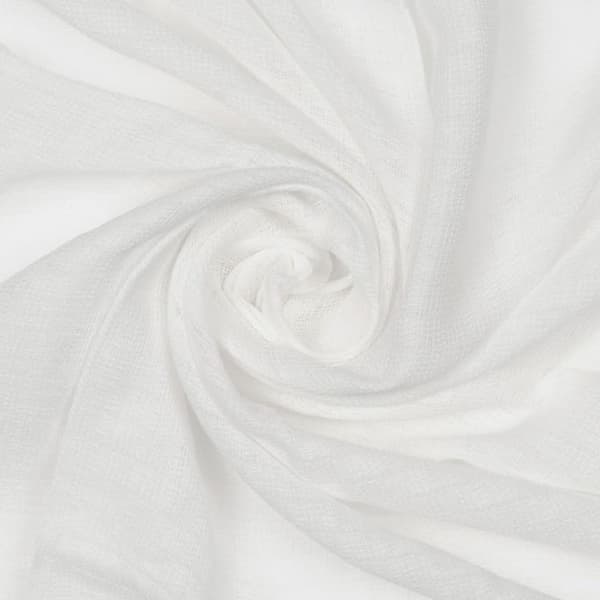 Flätad muslin spjälsängsskydd 200 cm vit