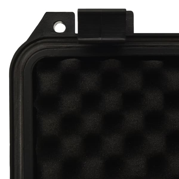 vidaXL Flightcase, svart, 47x36x18 cm, PP