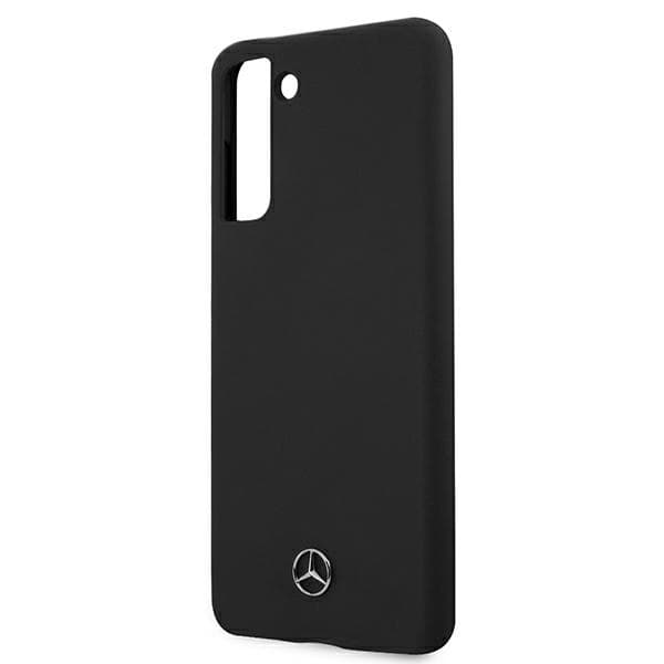 Mercedes MEHCS21SSILBK S21 G991sort/sort hårdt etui Silikone Line
