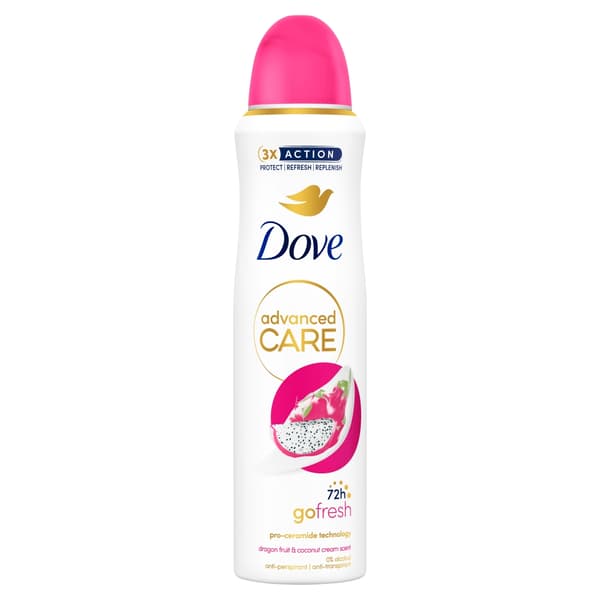 565830 DOVE SPRAY Drakfrukt & Kokos 150ml