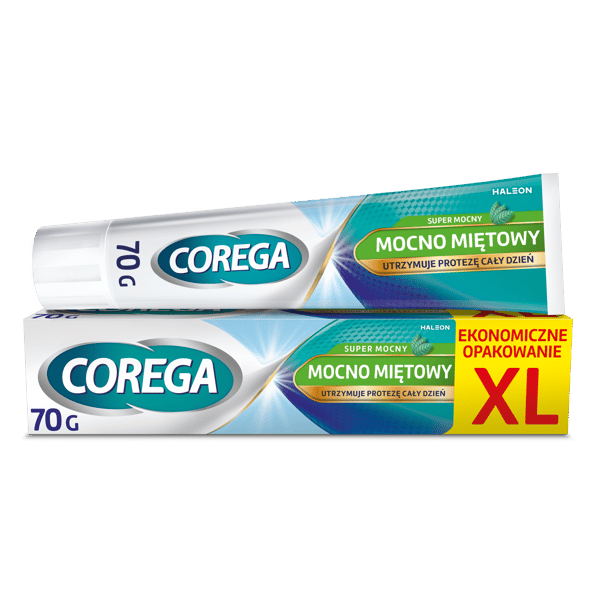 Corega Super Starkt Starkt Mynta 70G