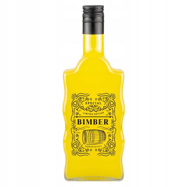 5x Wave-flaskor 500 ml Med tryck FÖR hembränt vodka tinktur glasflaskor