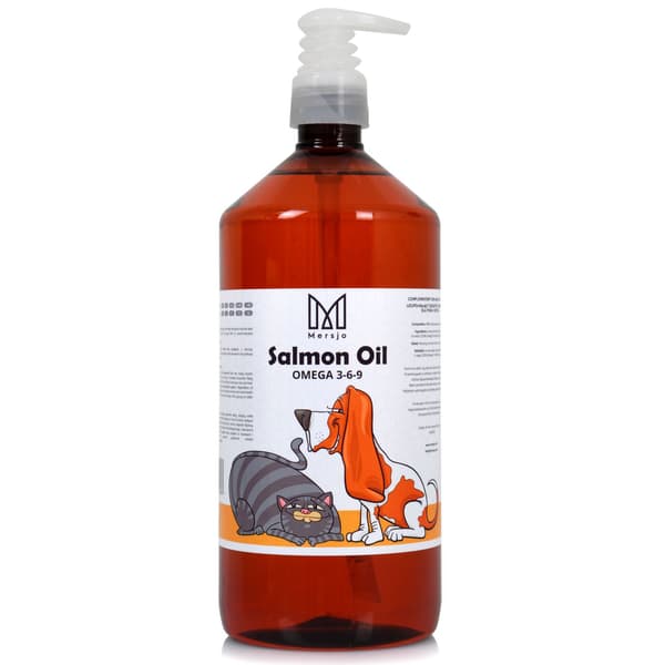 Lakseolie til hunde og katte MERSJO 1000ml