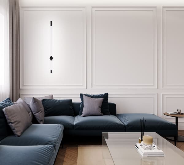 Activejet AJE-LUNGO LED væglampe sort, 10W, 550x900 mm