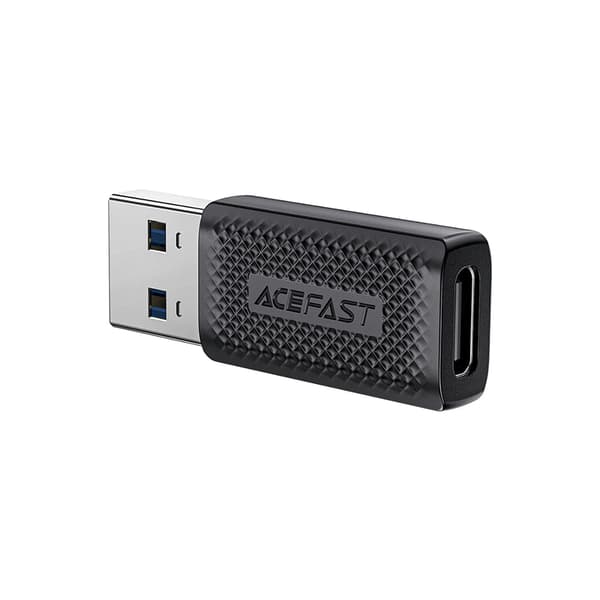 Acefast J2 USB-C 3.0 (hun) til USB-A 3.0 (han) 5 Gb/s adapter - sort