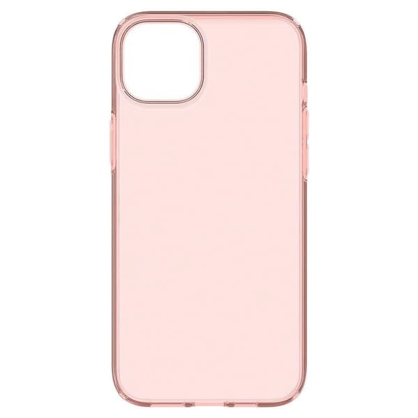 Spigen Crystal Flex cover til iPhone 15 Plus - lyserød og gennemsigtig
