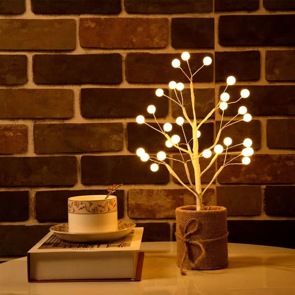 JULETRÆSPYNT LED-OPLYST XXL 35CM JUL