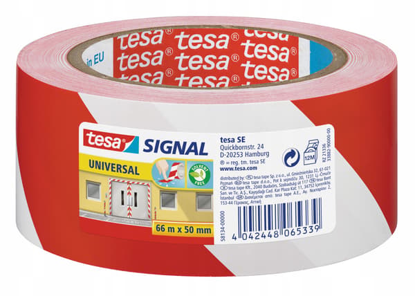 TESA TESAPACK PP MÆRKNING R/W 66:50 ETIKET