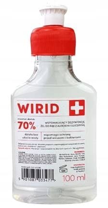 WIRID ALKOHOL HÅNDDESINFEKTIONSGEL 100ML