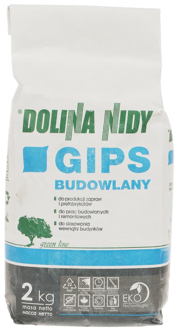 Atlas byggputs gips-b-2/dn påse 2kg