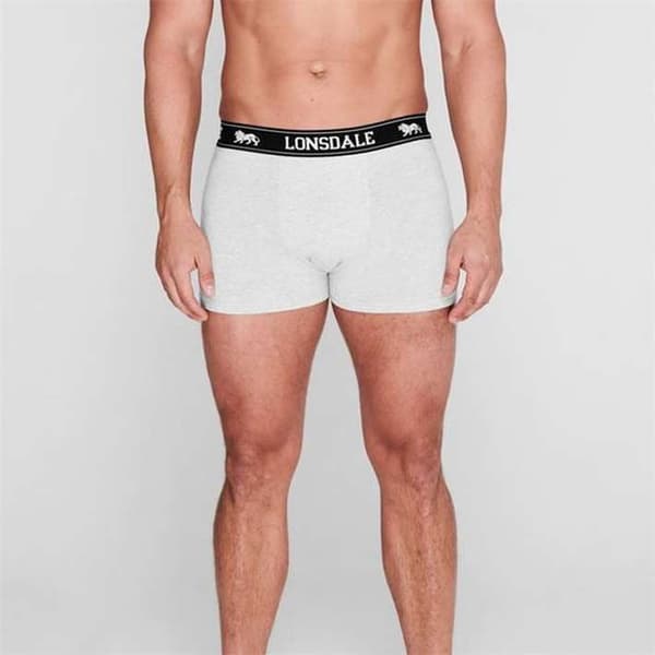 Lonsdale 2-pack grå herrkalsonger, storlek XL