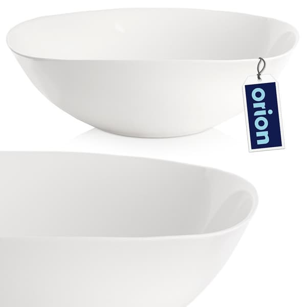 Luna hvidglasbolle 25 cm, 2 l