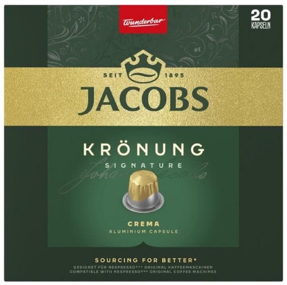 Kapslar JACOBS KRONUNG Signature Crema 20 st.