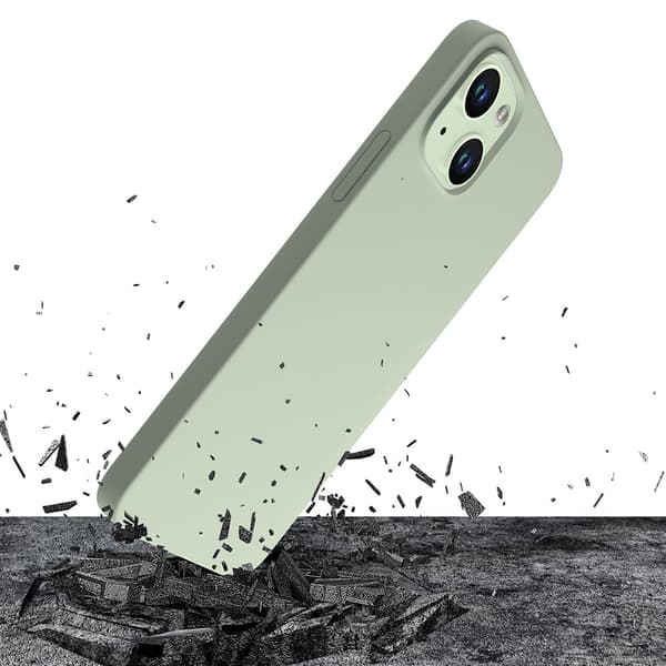 Apple iPhone 15 - 3mk Hardy Silikon MagCase Grön