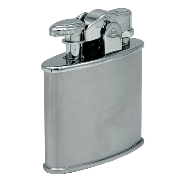 RONSON NOSTALGIA SILVER SATIN Bensin tändare