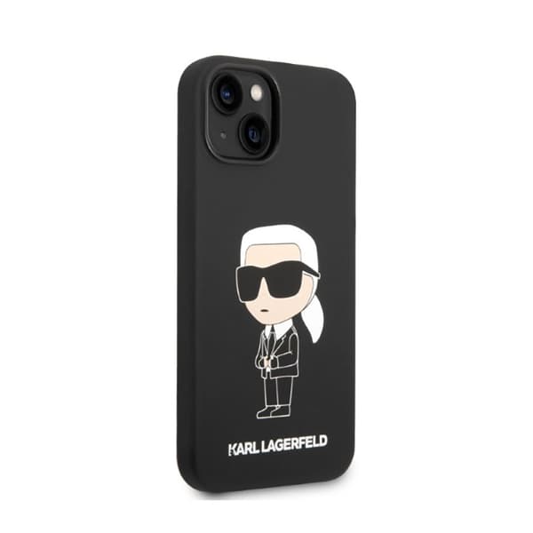 Karl Lagerfeld Silikone NFT Ikonik - iPhone 14 Plus Etui (Sort)