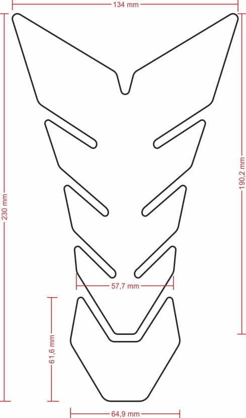 Tankpad tankskydd, lock Onedesign CGBE4P