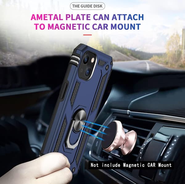 FODRAL TILL APPLE IPHONE 13 / 13 PRO BLÅ ARMOR BAKSIDA