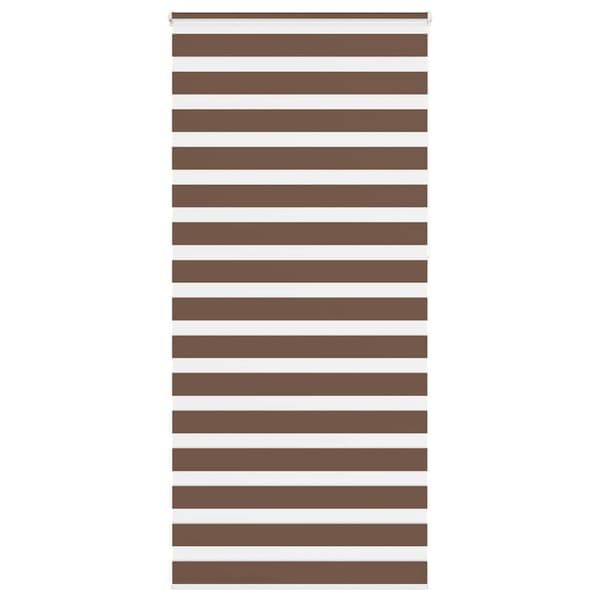 vidaXL Zebra rullegardin, birk, stofbredde 100,9 cm, polyester