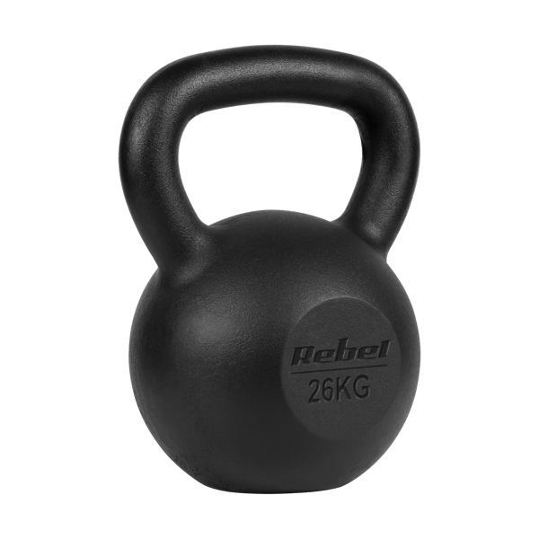 Rebel jernkettlebell 26 kg træningsgewicht