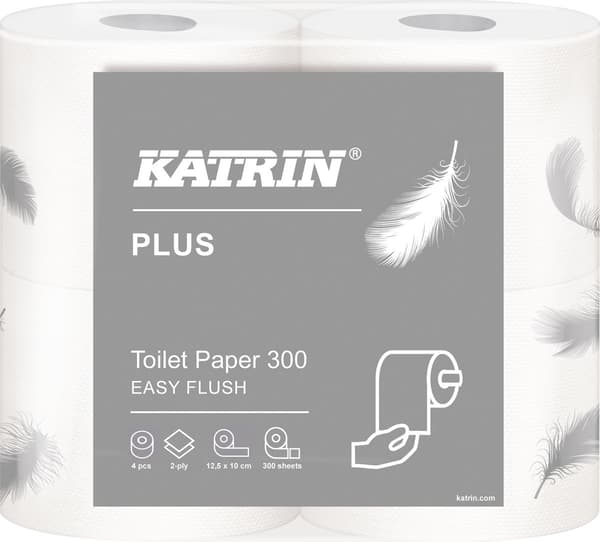 Toalettpapper 2-pack supervitt PLUS