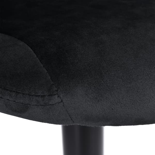 Cydro Black barstol, svart sammet