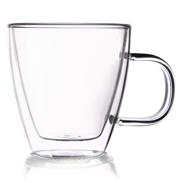DUBBELVÄGGIGT TERMOGLAS 180ML FÖR KAFFE 127201