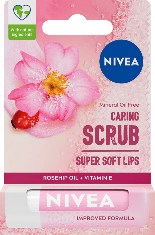 NIVEA Vårdande lippeling Vild Ros 4,8g