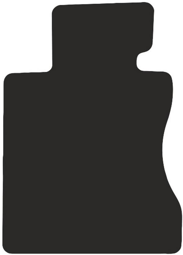 polyamid førermåtte til: BMW 5 E60 sedan 2003-2010 gummibelagt førermåtte