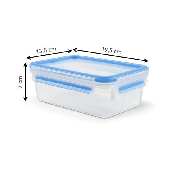 TEFAL K3021212 Rektangulär Masterseal 1L Matbehållare