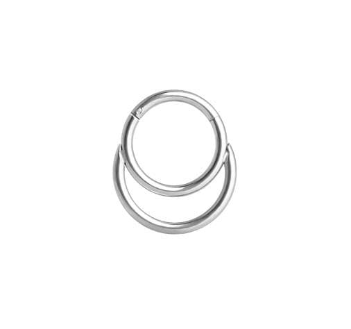 Sølv clicker ørering - K-025 1.2/8