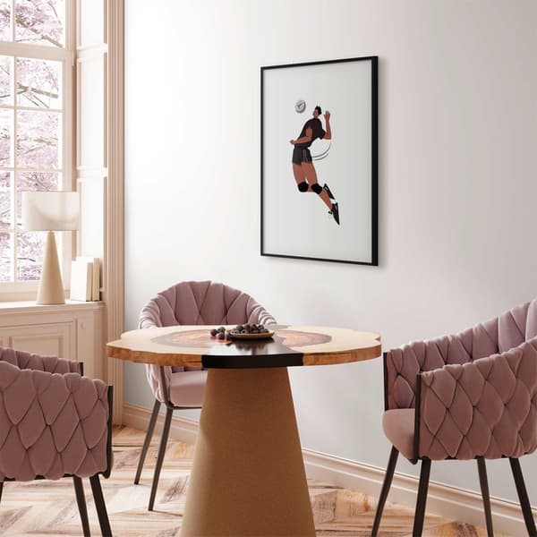 Plakat - Pastel - beige lysning