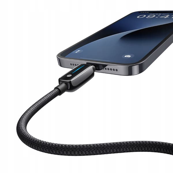 MCDODO Laddkabel USB-C för iPhone Blixtsnabb Laddning 1M LED