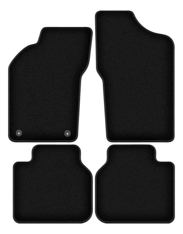 Velourmåtter BASIC sorte til Alfa Romeo 155 sedan (1995-1999)