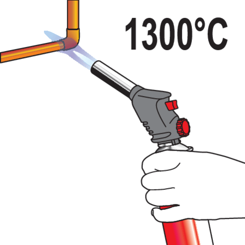 Gaslödbrännare - YT-36712