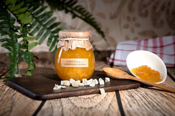 Naturlig mango marmelade 300g til te