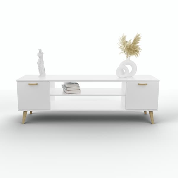 RTV Focus vit 155 cm - Skandinavisk