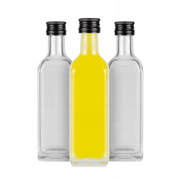 10X FLASKA MARASCA 60 ML ALKOHOL OLIVOLJA + KORK BRÖLLOPSGÅVA