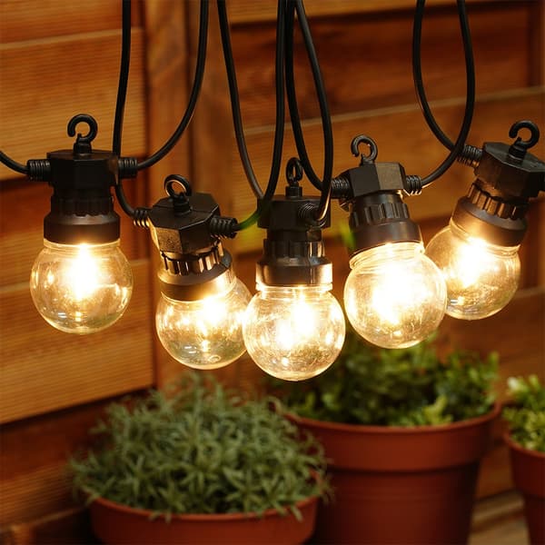 LED-puutarhagarlanda 9,5 m 20 kpl