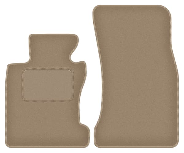 Etupuskurin matot: BMW 5 E60 xDrive (2003-2010) beige