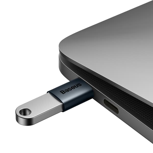Baseus Ingenuity Series USB-C til USB-A 10Gb/s Adapter - Blå