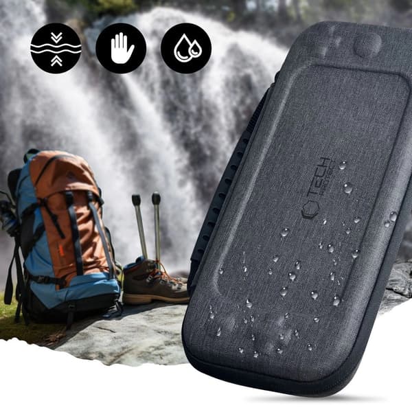 Nintendo Switch 2 Tech-Protect Hardpouch-fodral - Grå