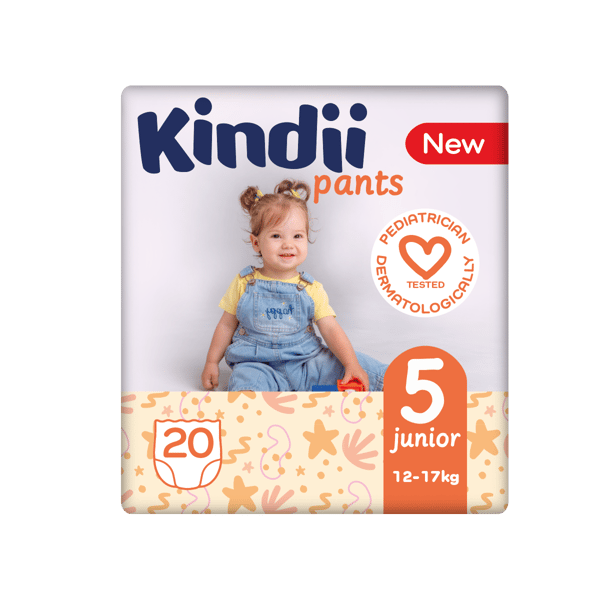 HH Kindii junior blebleer størrelse 5 (12-17 kg) 20 stk.