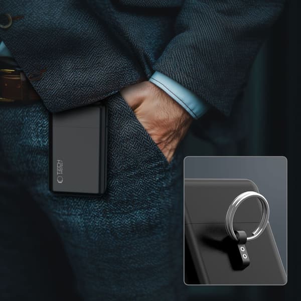 FARADAY TECH-PROTECT KLR200 METALLI AVAIMETON RFID-SIGNAALINESTOSUOJA MUSTA