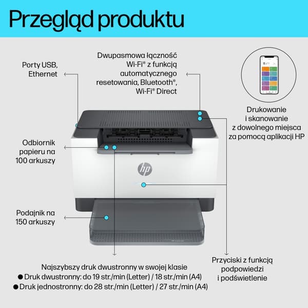 HP LaserJet M207dw -lasertulostin
