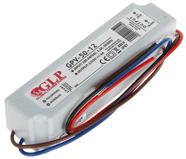 Switchande verkkolaatikko 12V/4A/GPV