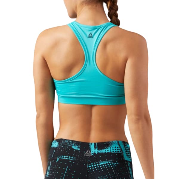 REEBOK WOR SH BRA S Turquoise -juoksuliivit