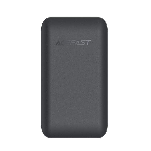 Acefast A100 65W GaN 2 USB-C+ USB-A Ultra Slim Oplader - Sort