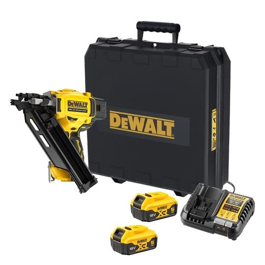 DEWALT SØMPILJE 18V DCN930P2 33° 64-90mm 2x5.0Ah