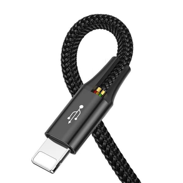 Baseus Fast 4in1 USB-kabel 2xUSB-C / Lightning / Micro 3.5A 1.2m (sort)